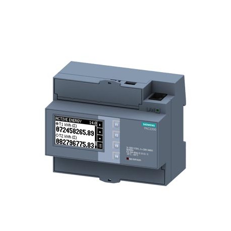7KM2200-2EA40-1EA1 - 7KM2200-2EA40-1EA1 SIEMENS SENTRON, measuring device, 7KM PAC2200, LCD, L-L: 400 V, L-N: 230 V, 65 A, strd r..