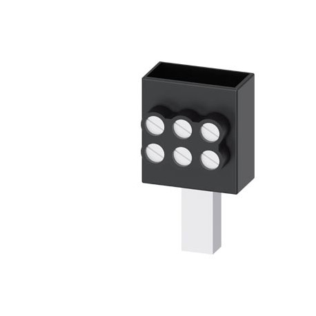 3NP1921-1BE20 - 3NP1921-1BE20 SIEMENS Triple terminal 3x 2.5 16mm2, for size NH000, NH00 1-pole with box terminal, accessory..