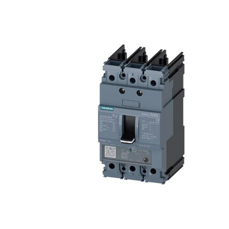 3VA5160-6EF31-0AA0 - 3VA5160-6EF31-0AA0 SIEMENS circuit breaker 3VA5 UL frame 125 breaking capacity class H 65kA @ 480V 3-pole, l..