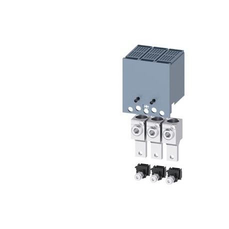 3VA9133-0JC18 - 3VA9133-0JC18 SIEMENS Wire Connector with control wire tap for 2 cables 3 pcs. incl. Terminal Cover Extended..