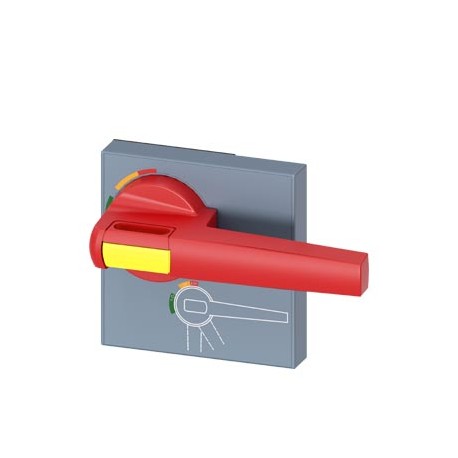 8UD1861-0AB15 - 8UD1861-0AB15 SIEMENS handle f. door-coupling rot. op. mech. emergency-off accessory for circuit breaker 3VA..