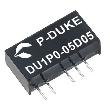 DU1P0-15S12 - DU1P0-15S12 MEANWELL DC-DC Converter for PCB mount, Input: 13,5-16,5VDC. Output: 12VDC. 8,3mA. Power: 1W. SI..