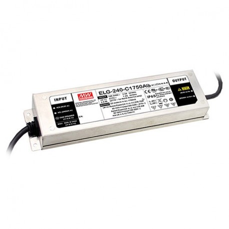 ELG-240-C1750AB - ELG-240-C1750AB MEANWELL AC-DC Single output LED driver Constant current (CC) with built-in PFC, Output 137V..