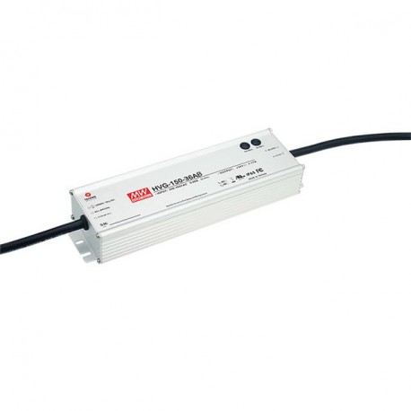 HVG-150-24AB - HVG-150-24AB MEANWELL AC-DC Single output LED driver Mix mode (CV+CC), Output 13.2-24V / 6.2A, 150W. IP65, a..