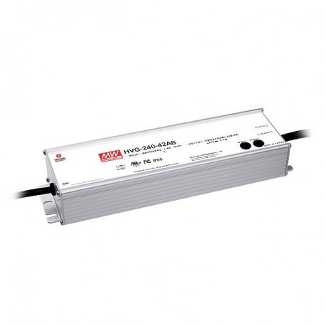 HVG-240-30AB - HVG-240-30AB MEANWELL AC-DC Single output LED driver Mix mode (CV+CC), Output 15-30VDC 240W / 8A. Built-in P..