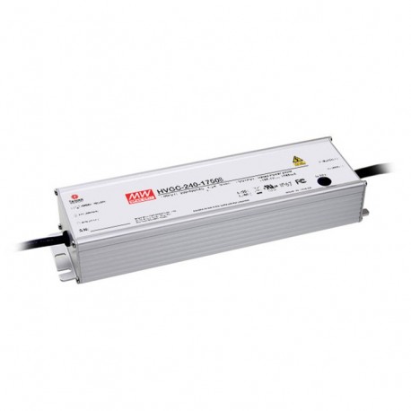 HVGC-240-1400B - HVGC-240-1400B MEANWELL AC-DC Single Output LED driver Constant Current (CC) with built-in PFC, Output 176VD..