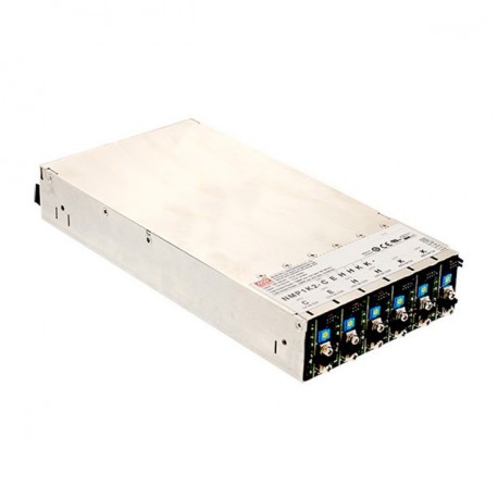 NMP1K2 - NMP1K2 MEANWELL Modular chassis 6 slots. Power: 1200W. Medical and industrial certification
