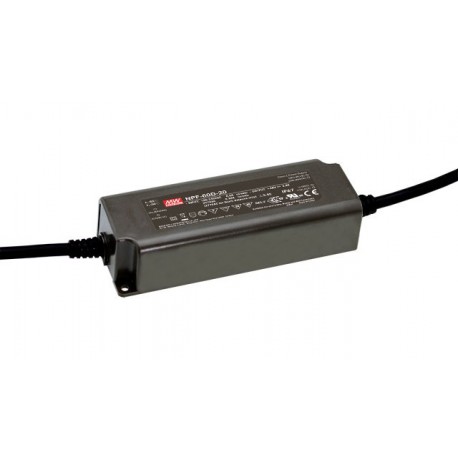 NPF-60D-36D2 - NPF-60D-36D2 MEANWELL AC-DC Single output LED Constant current (CC) with Active PFC, Output 36VDC / 1.67A, S..
