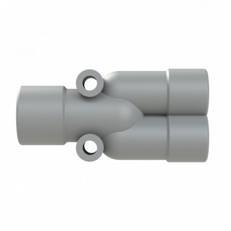 SVYD-100707GT - SVYD-100707GT 7TAA292150R1273 THOMAS AND BETTS Y-CONN 1PC 2XNW7,NW10 PA6 IP66 GRY