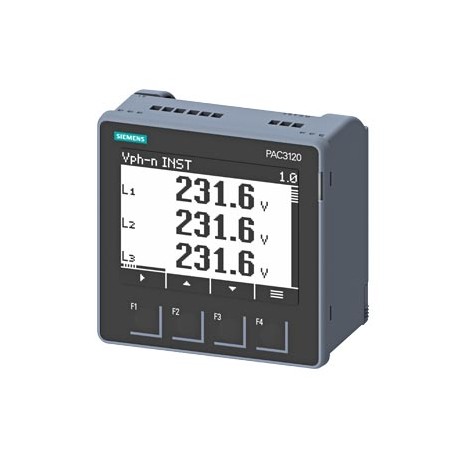 7KM3120-0BA01-1DA0 - 7KM3120-0BA01-1DA0 SIEMENS SENTRON PAC3120 LCD 96X96 mm Power Monitoring Device Controll panel instrument fo..