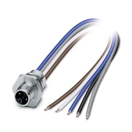SACC-E-M12MSL-4FE-M16XL/0,2 - SACC-E-M12MSL-4FE-M16XL/0,2 1415295 PHOENIX CONTACT Flush-type connector