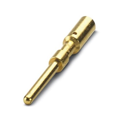 CC1,0-TS-1,00M AU - CC1,0-TS-1,00M AU 1423645 PHOENIX CONTACT Crimp contact, contact diameter: 1 mm, turned, Pin, contact ma..