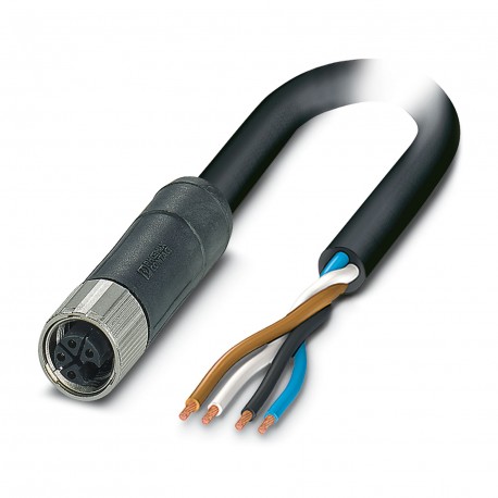 SAC-4P-10,0-PUR/M12FSL - SAC-4P-10,0-PUR/M12FSL 1425076 PHOENIX CONTACT Power cable