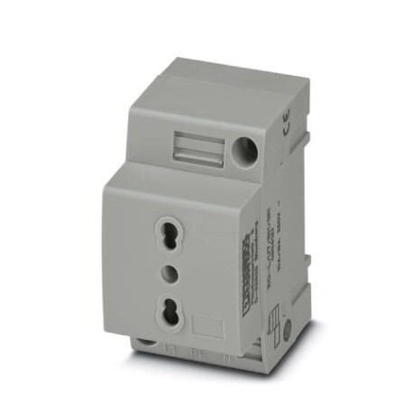 EO-L/UT/SH - EO-L/UT/SH 0804126 PHOENIX CONTACT Socket, Pin connector pattern type L, Screw connection, for Italy and oth..