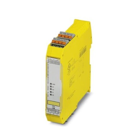 PSR-MC38-2NO-1DO-24DC-PI - PSR-MC38-2NO-1DO-24DC-PI 1009832 PHOENIX CONTACT Safety relay for emergency stop, safety doors and light gri..