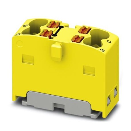 PTFIX 4X1,5 YE - PTFIX 4X1,5 YE 1046612 PHOENIX CONTACT Distribution block, bridged internally, The blocks can be bridged wit..