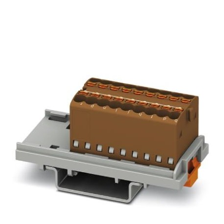 PTFIX 18X1,5-NS35 BN - PTFIX 18X1,5-NS35 BN 1046952 PHOENIX CONTACT Distribution block, bridged internally, The blocks can be bridg..