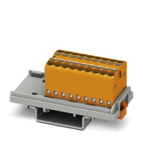 PTFIX 18X1,5-NS35 OG - PTFIX 18X1,5-NS35 OG 1046958 PHOENIX CONTACT Distribution block, bridged internally, The blocks can be bridg..