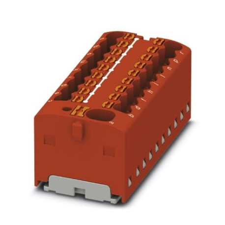 PTFIX 4/18X1,5-G RD - PTFIX 4/18X1,5-G RD 1047432 PHOENIX CONTACT Distribution block, bridged internally, nom. voltage: 450 V, nom..
