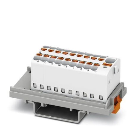 PTFIX 4/18X1,5-NS35 WH - PTFIX 4/18X1,5-NS35 WH 1047461 PHOENIX CONTACT Distribution block, nom. voltage: 500 V, nominal current: 17...