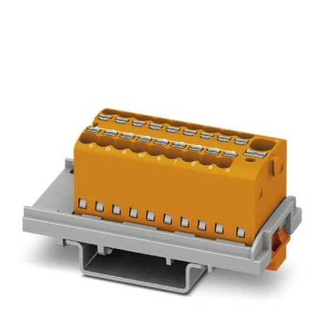PTFIX 4/18X1,5-NS35 OG - PTFIX 4/18X1,5-NS35 OG 1047463 PHOENIX CONTACT Distribution block, nom. voltage: 500 V, nominal current: 17...