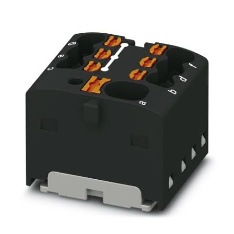 PTFIX 4/6X1,5-G BK - PTFIX 4/6X1,5-G BK 1047484 PHOENIX CONTACT Distribution block, nom. voltage: 450 V, nominal current: 17.5 A,..