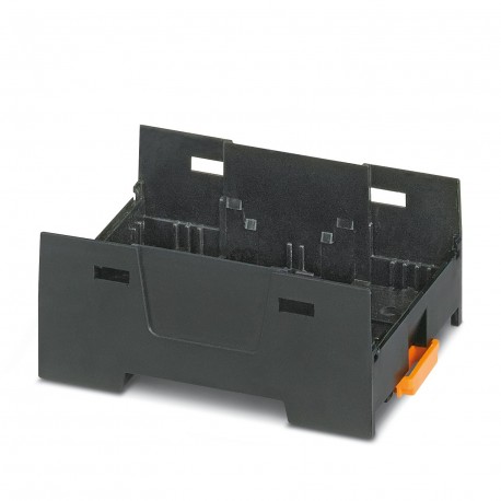 EH 52,5 F-B/ABS-PC BK9005 - EH 52,5 F-B/ABS-PC BK9005 1074813 PHOENIX CONTACT DIN rail housing, Lower housing part with base latch, flat..