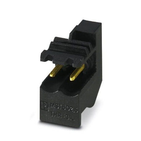 MSTBO 2,5/ 2-G1L THRR32 BK AU - MSTBO 2,5/ 2-G1L THRR32 BK AU 1077609 PHOENIX CONTACT PCB headers, number of positions: 2, pitch: 5 mm, colo..