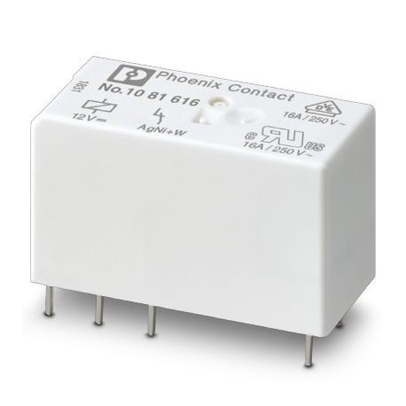 REL-MR-12DC/1ICT - REL-MR- 12DC/1ICT 1081616 PHOENIX CONTACT Pluggable miniature power relay, with tungsten pre-contact for hig..