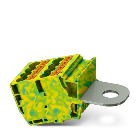 AGK PT 8X6/M10 GNYE - AGK PT 8X6/M10 GNYE 1083236 PHOENIX CONTACT Pick-off terminal block, nom. voltage: 1000 V, nominal current: ..