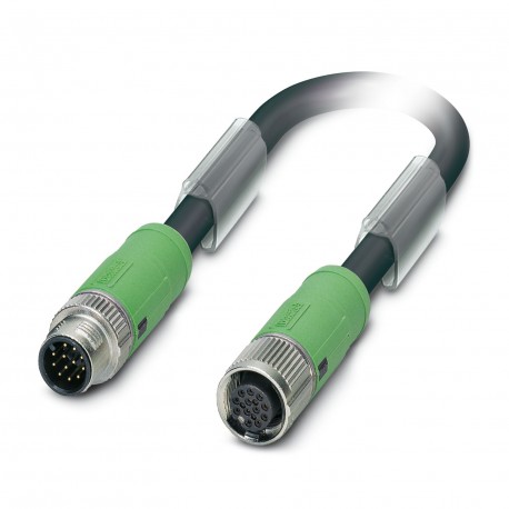 SAC-12P-MS/ 0,5-35T/FS SH SCO - SAC-12P-MS/ 0,5-35T/FS SH SCO 1087282 PHOENIX CONTACT Sensor/actuator cable, 12-position, PUR/PVC, black RAL..
