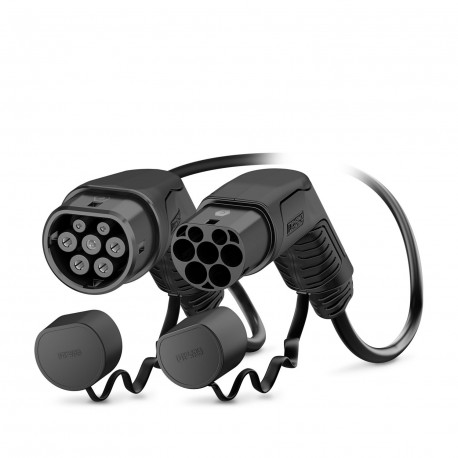 EV-T2G3PC-1AC32A-5,0M6,0ESBK11 - EV-T2G3PC-1AC32A-5,0M6,0ESBK11 1097306 PHOENIX CONTACT AC charging cable, Mobile AC charging cable with vehi..