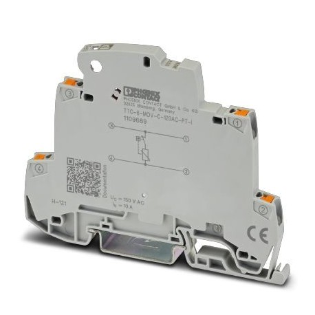 TTC-6-MOV-D-120AC-PT-I - TTC-6-MOV-D-120AC-PT-I 1109689 PHOENIX CONTACT Medium surge protection with integrated status indicator for ..