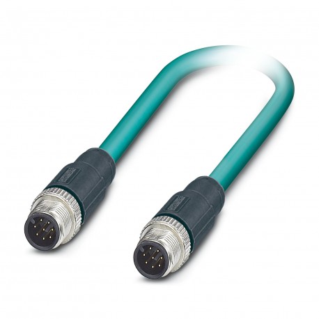 SAC-M12MS/15,0-94B/M12MS - SAC-M12MS/15,0-94B/M12MS 1404873 PHOENIX CONTACT Assembled Ethernet cable, shielded, 4-pair, 26 AWG stranded..