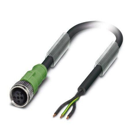 SAC-3P- 5,0-116/M12FS VC - SAC-3P- 5,0-116/M12FS VC 1405616 PHOENIX CONTACT Sensor/actuator cable, 3-position, PUR/PVC, black RAL 9005,..