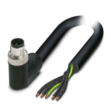 SAC-5P-M12MRK/10,0-PUR PE - SAC-5P-M12MRK/10,0-PUR PE 1414846 PHOENIX CONTACT Power cable, 5-position, PUR halogen-free, black-gray RAL ..