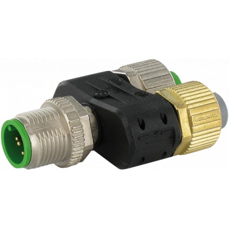 7000-42731-0000000 - 7000-42731-0000000 MURRELEKTRONIK T-coupler SlimLine shielded M12 male / 2XM12 female for analog sensors