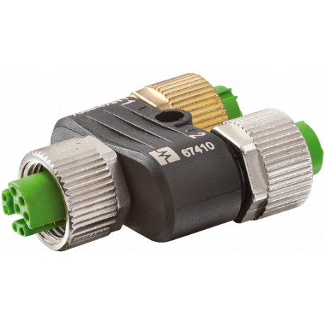 7000-47311-0000000 - 7000-47311-0000000 MURRELEKTRONIK T-coupler M12 female / M12 female+female shielded Y-cod. / D-cod. Ethernet..