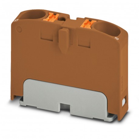 PTFIX 2X4 BN - PTFIX 2X4 BN 1028365 PHOENIX CONTACT Block for distribution, Terminal base, rated voltage: 450 V, nominal cu..