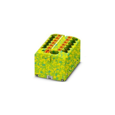 PTFIX 6/12X2,5 GNYE - PTFIX 6/12X2,5 GNYE 1091671 PHOENIX CONTACT Block for distribution, Terminal base with power, The blocks can..