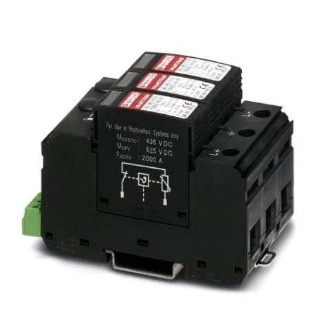 VAL-MS-T1/T2 1000DC-PV/2+V-FM/40 - VAL-MS-T1/T2 1000DC-PV/2+V-FM/40 1099593 PHOENIX CONTACT Surge protection