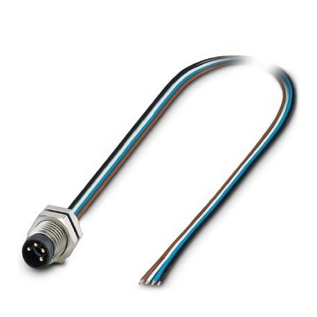 SACC-DSI-M 8MS-4CON-M 8/2,0-24 - SACC-DSI-M 8MS-4CON-M 8/2,0-24 1420356 PHOENIX CONTACT Sensor/actuator panel-mount connector, 4-pos., M8, re..