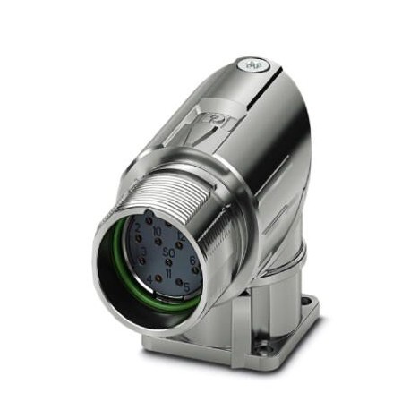 M23-12S1N8AA500S - M23-12S1N8AA500S 1628499 PHOENIX CONTACT Device connector for front wall, M23 PRO, angled rotatable, for sta..