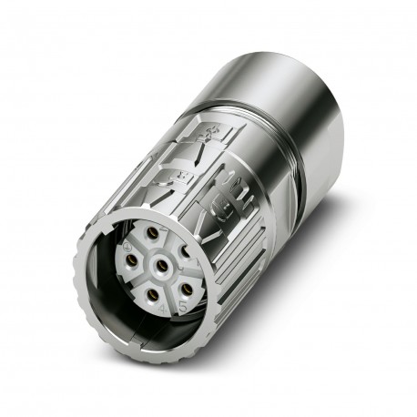 M23-5ES198A80DNS - M23-5ES198A80DNS 1628815 PHOENIX CONTACT Cable connector, M23 PRO, straight short, shielded: yes, ONECLICK f..