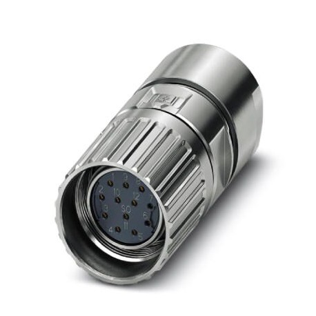 M23-12S1N8A8002 - M23-12S1N8A8002 1629215 PHOENIX CONTACT Cable connector, M23 PRO, straight, shielded: yes, Screw locking, M2..