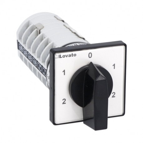 7GN2020U - 7GN2020U GN2020U LOVATO ROTARY CAM SWITCHE, GN SERIES, U VERSION FRONT MOUNT. MOTOR SWITCH, POLE CHANGING SW..