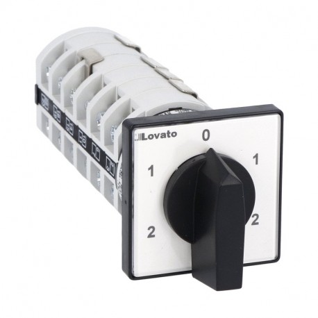 7GN2520U - 7GN2520U GN2520U LOVATO ROTARY CAM SWITCHE, GN SERIES, U VERSION FRONT MOUNT. MOTOR SWITCH, POLE CHANGING SW..