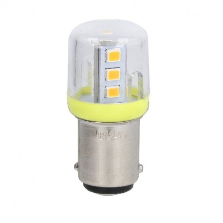 8LT7ALLE5 - 8LT7ALLE5 LT7ALLE5 LOVATO LED BULB, BA15D FITTING, YELLOW/ORANGE, 110÷120VAC