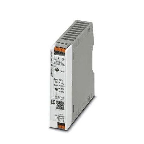 QUINT4-PS/1AC/12DC/2.5/PT - QUINT4-PS/1AC/12DC/2.5/PT 2904605 PHOENIX CONTACT Primary-switched power supply unit, QUINT POWER, Push-in c..