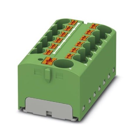 PTFIX 10/12X4-G GN - PTFIX 10/12X4-G GN 3274018 PHOENIX CONTACT Distribution block, bridged internally, nom. voltage: 450 V, nomi..